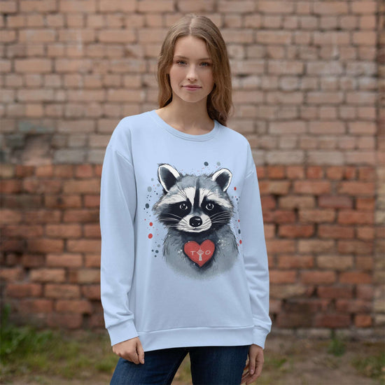 Raccoon Loves Toronto - Unisex Premium Sweatshirt - Fashion Latitude