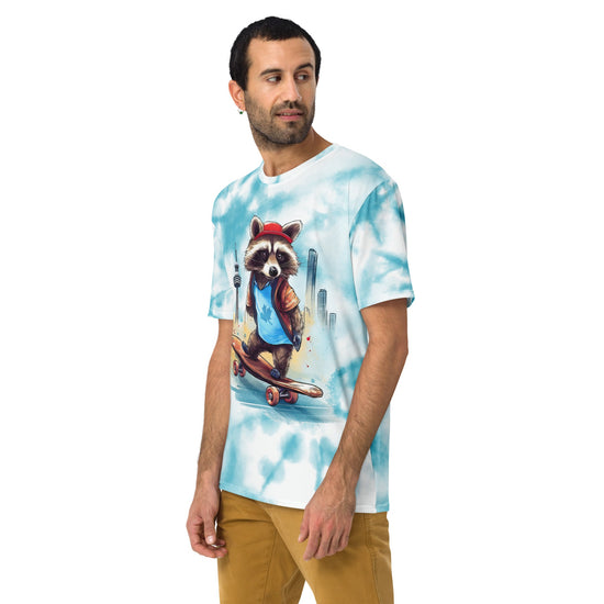 Skateboarding raccoon - Men's Premium Jersey - Fashion Latitude