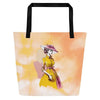 Timeless Elegance - Large Beach Tote Bag - Fashion Latitude