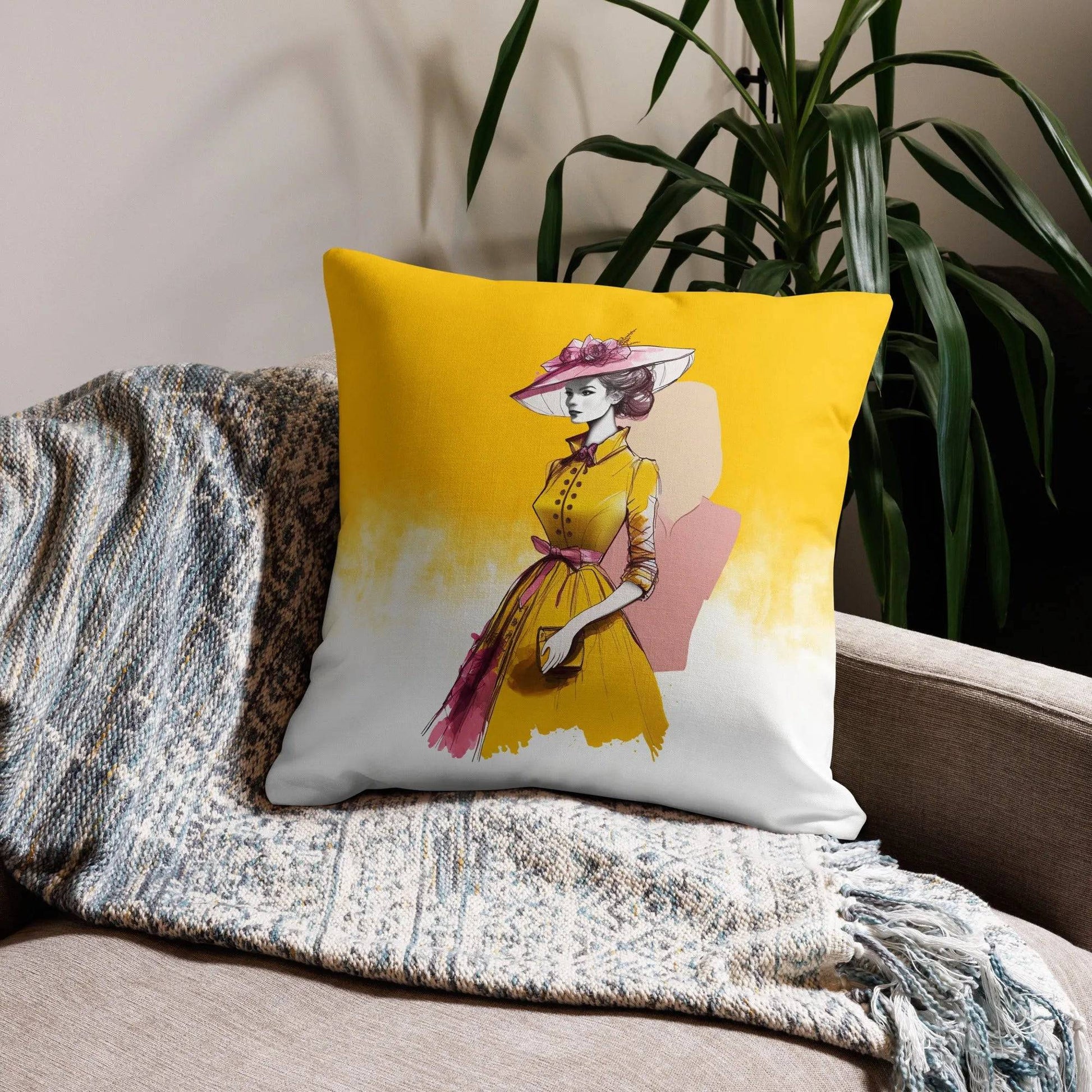 Timeless Elegance - Premium Decorative Throw Pillow - Fashion Latitude