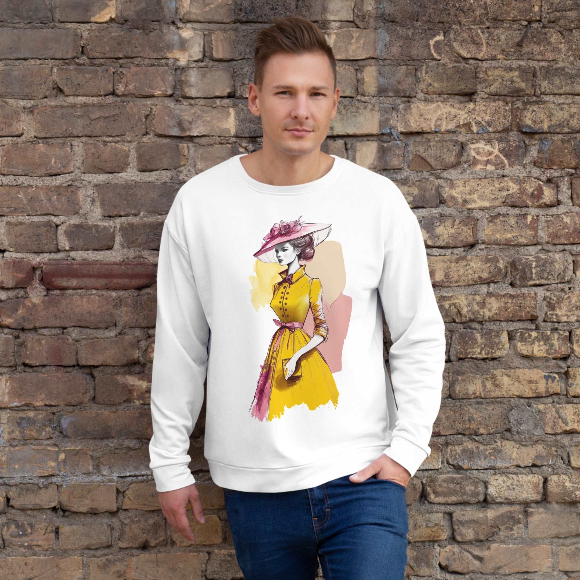 Timeless Elegance - Unisex Premium Sweatshirt | Fashion Latitude