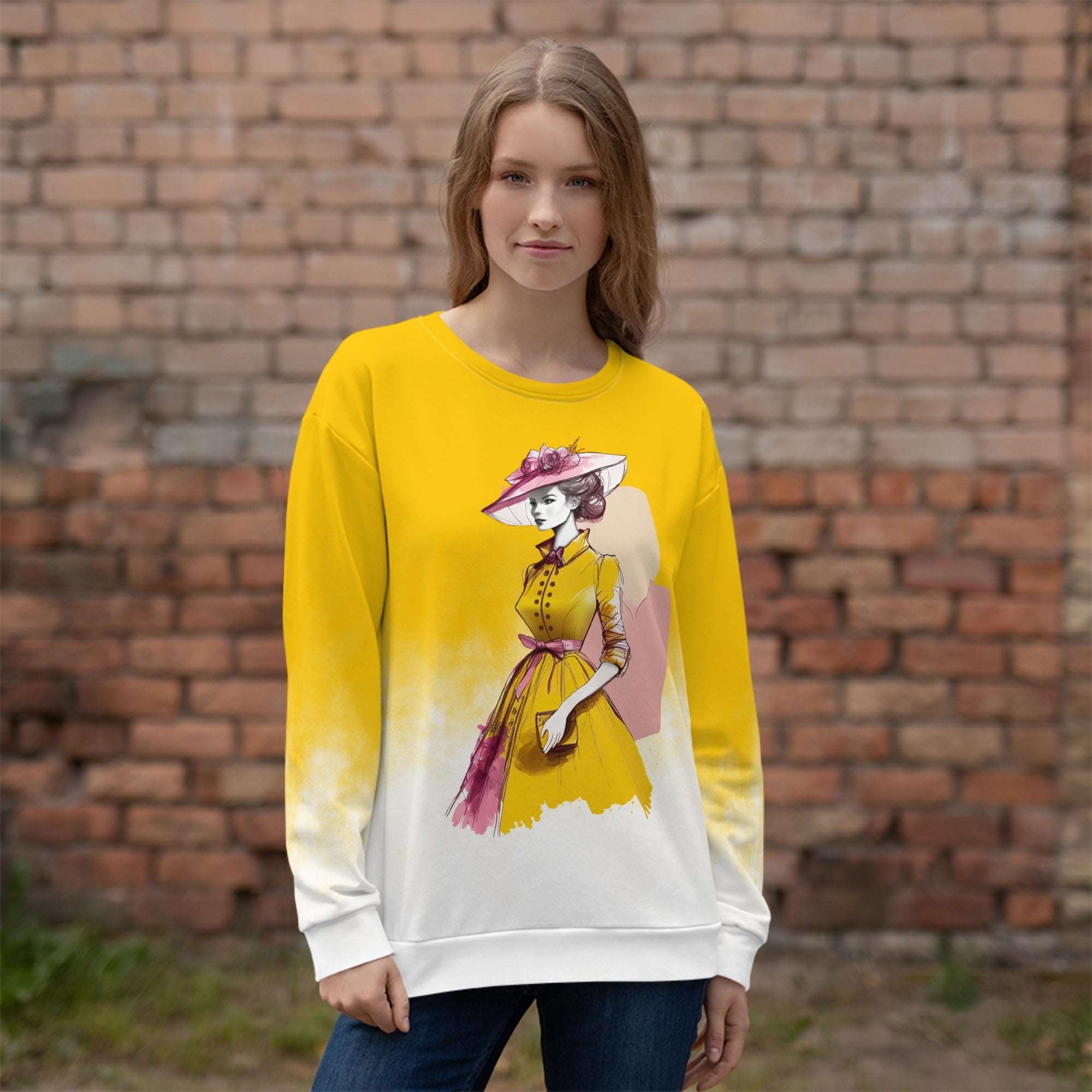 Tostalgic sweatshirt yellow トレーナー Tostalgic sweatshirt yellow トレーナー - メルカリ