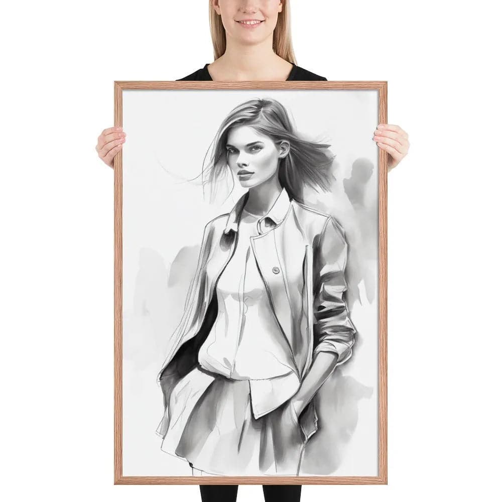 Understated Beauty - Framed Art - Fashion Latitude