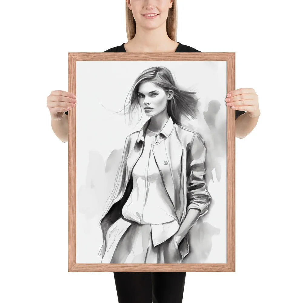 Understated Beauty - Framed Art - Fashion Latitude