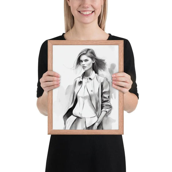 Understated Beauty - Framed Art - Fashion Latitude