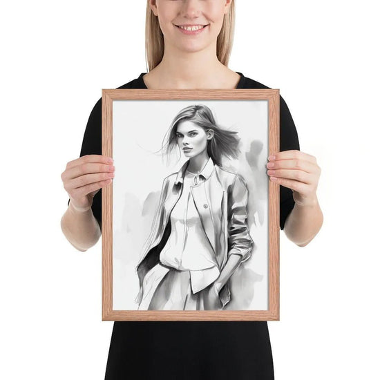 Understated Beauty - Framed Art - Fashion Latitude