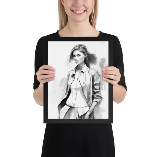 Understated Beauty - Framed Art - Fashion Latitude