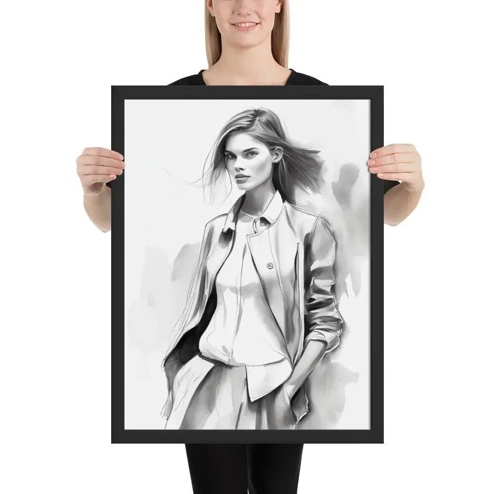 Understated Beauty - Framed Art - Fashion Latitude