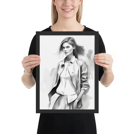 Understated Beauty - Framed Art - Fashion Latitude