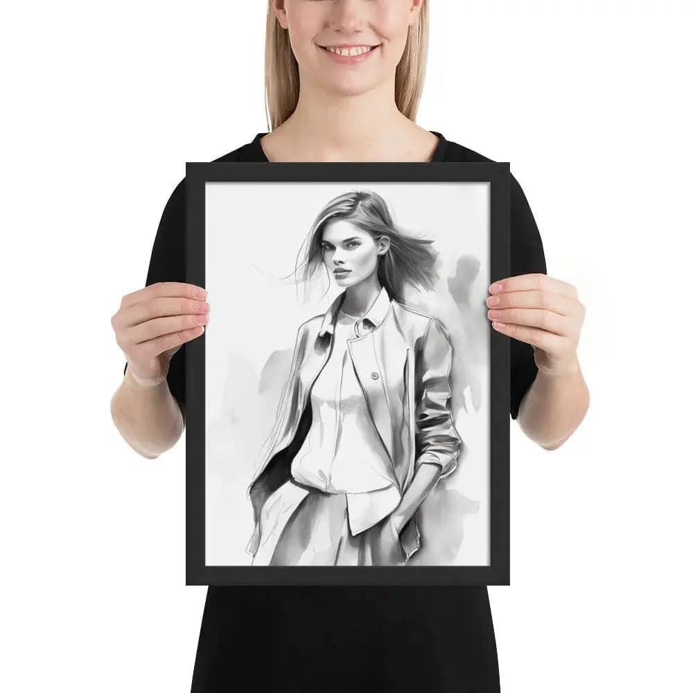 Understated Beauty - Framed Art - Fashion Latitude