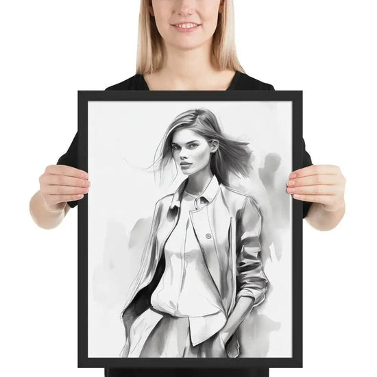 Understated Beauty - Framed Art - Fashion Latitude