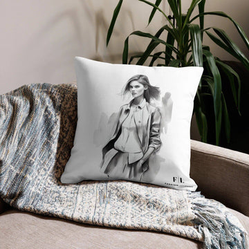 Understated Beauty - Premium Decorative Throw Pillow - Fashion Latitude