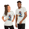 Skateboarding Raccoon - Unisex Eco Cotton Tee