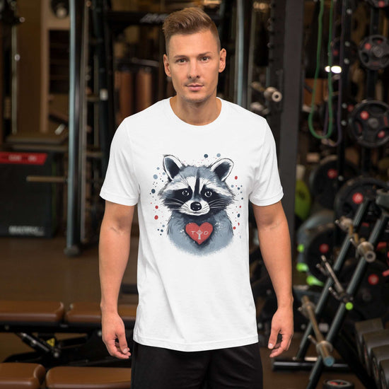 Raccoon Loves Toronto - Unisex Eco Cotton Tee - Fashion Latitude