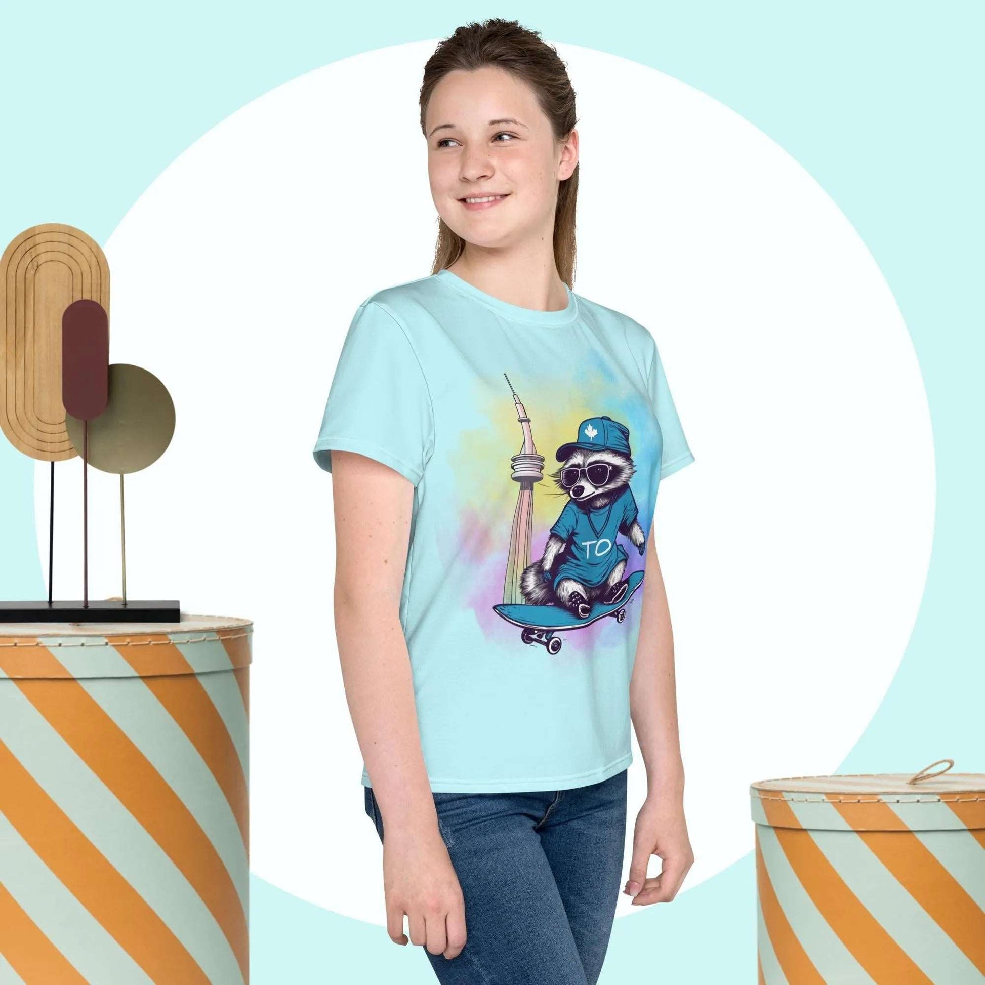 Your Local Tour Guide - Kid's Premium Tee, Won't Fade (Aqua) - Fashion Latitude