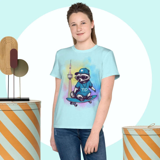 Your Local Tour Guide - Kid's Premium Tee, Won't Fade (Aqua) - Fashion Latitude