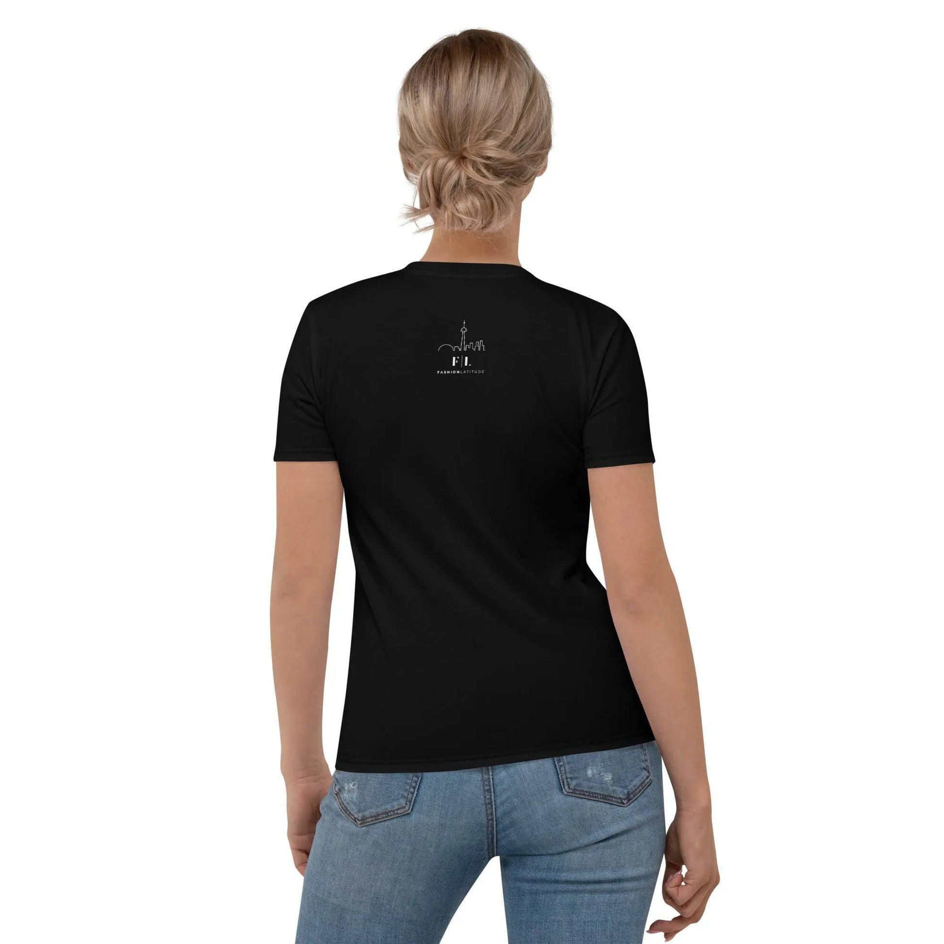 Your Local Tour Guide - Women's Premium Tee, Won't Fade (Black) - Fashion Latitude